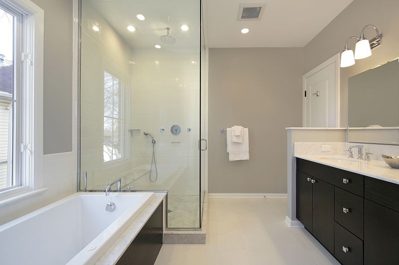 Elegant Shower with Frameless Glass