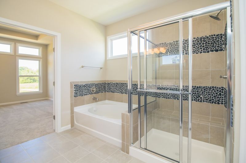 Shower with Sliding Doors